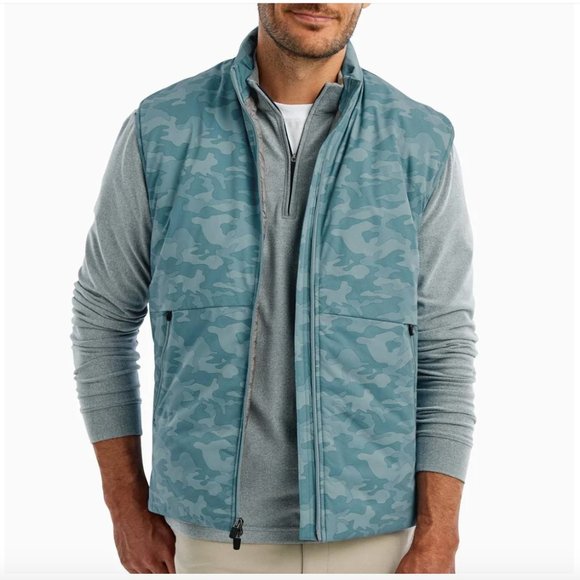 johnnie-O Rippen Camo Puffer Vest - Picture 3 of 14